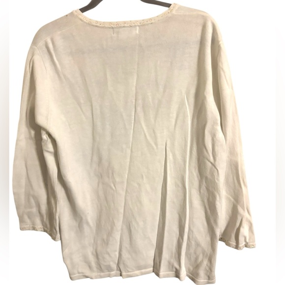 Vintage 90s‎ Jack B. Quick Embroidered Fish V-Neck Shirt 1X - Picture 4 of 6